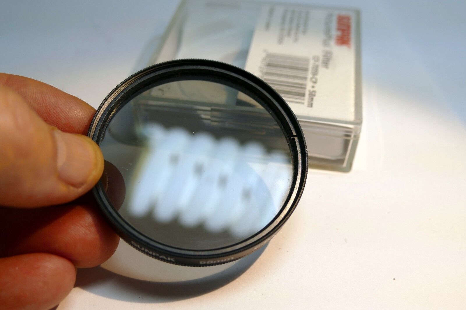 Sunpak Circular Polarizer C-PL 58mm Lens Filter Polar C. P. L.