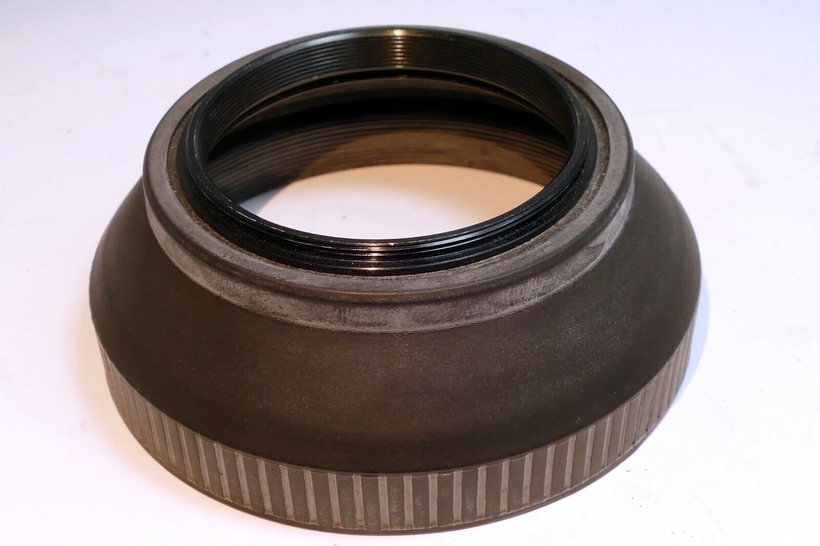 58mm Rubber  Lens Hood Shade Double threaded for 57mm f1.4