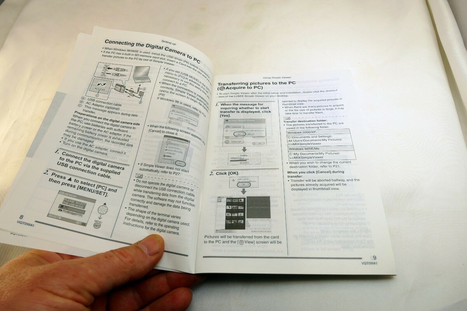 Panasonic Lumix PC Software Guide Manuel D'utilisation English Langue Française