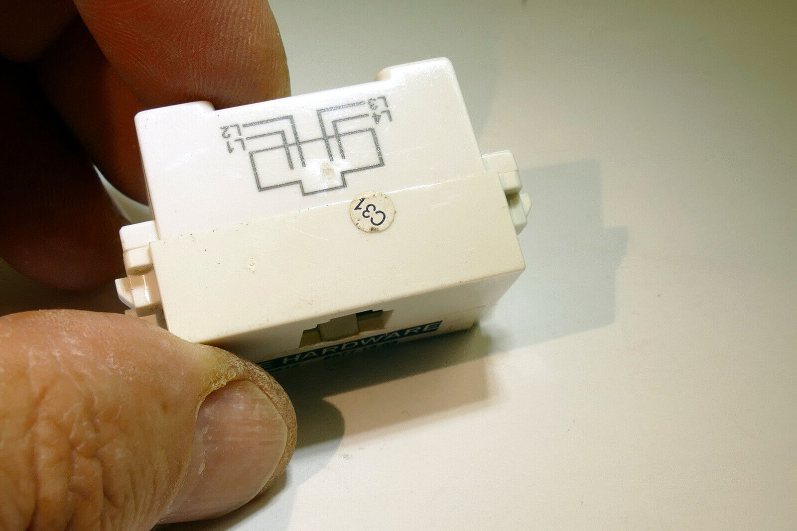 1 Gang Telephone Modular Jack ROYU wide tel Modular RWX1