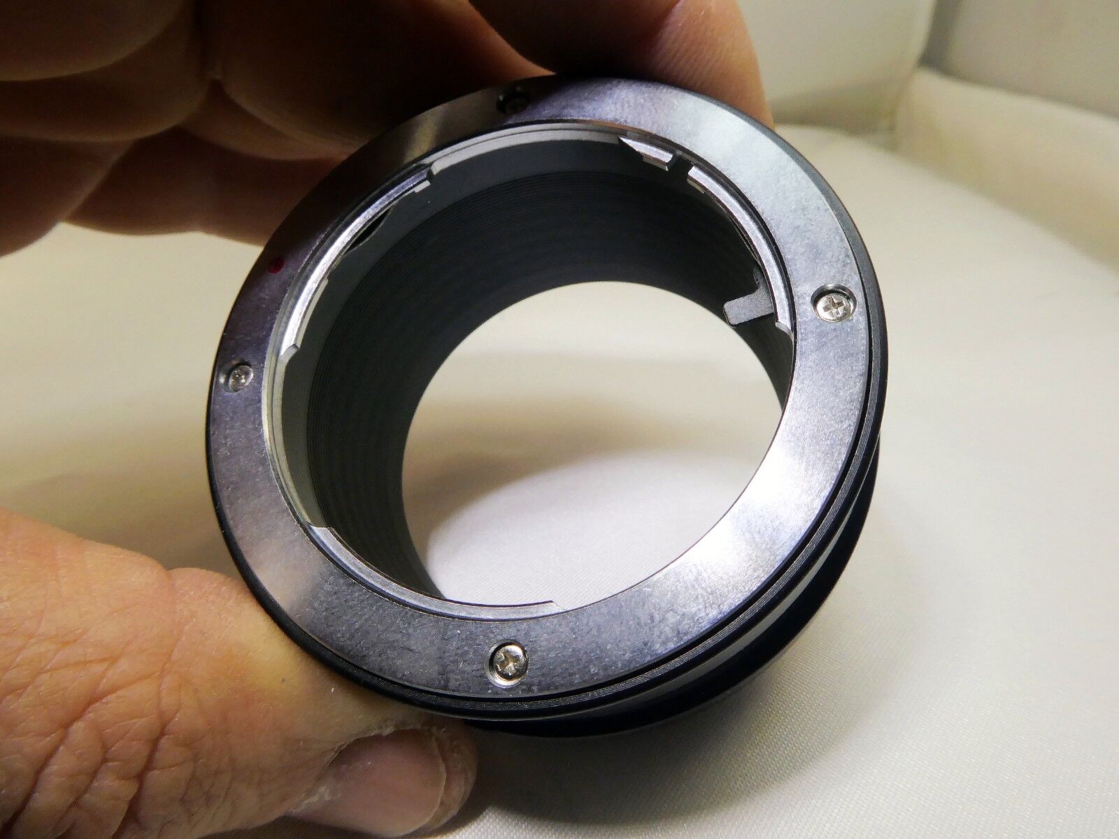 Olympus OM Lens mount adapter to Canon EOS R Full frame Mirrorless Camera