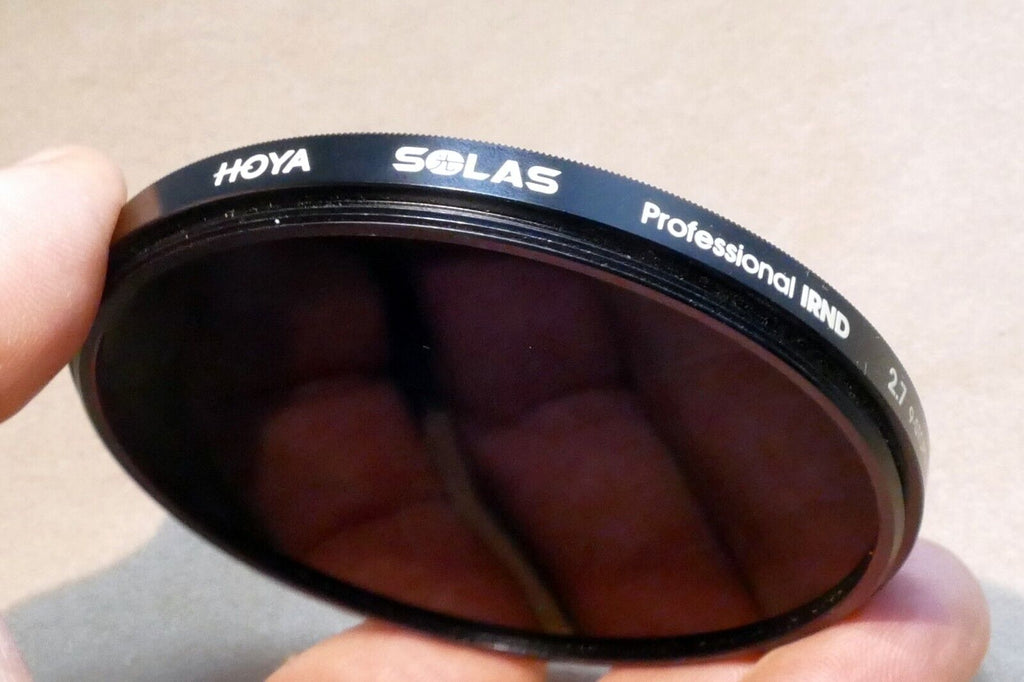 Hoya SOLAS IRND 2.7 77mm Infrared Neutral Density Filter 9-Stop ND X9