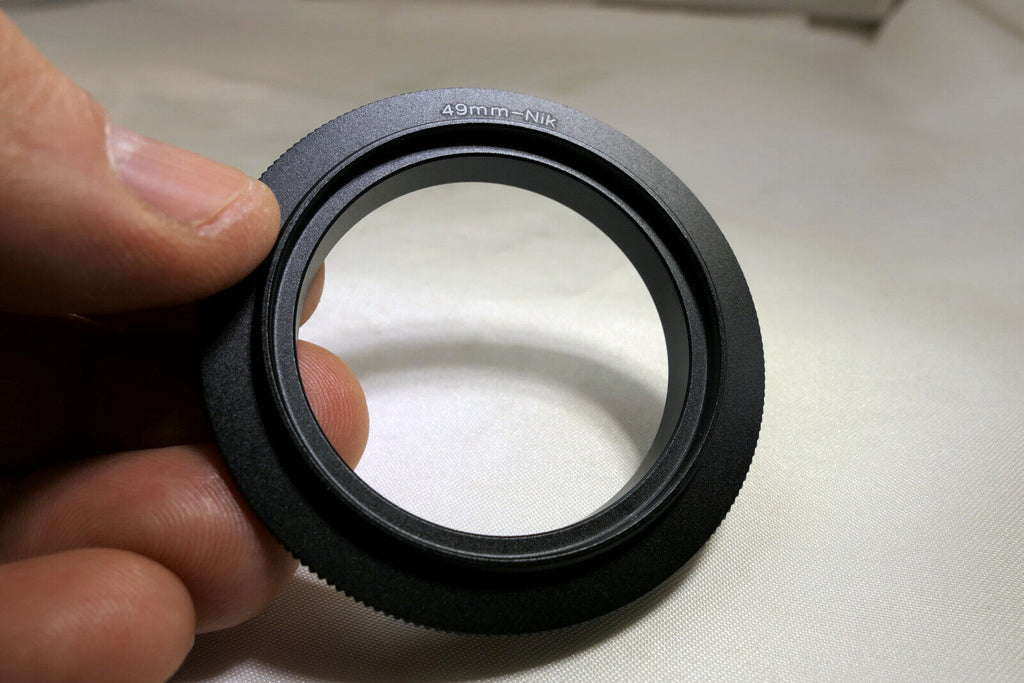 49mm Macro Reverse Lens Adapter Ring For Nikon F ai D3500 D7200 cameras Close-up