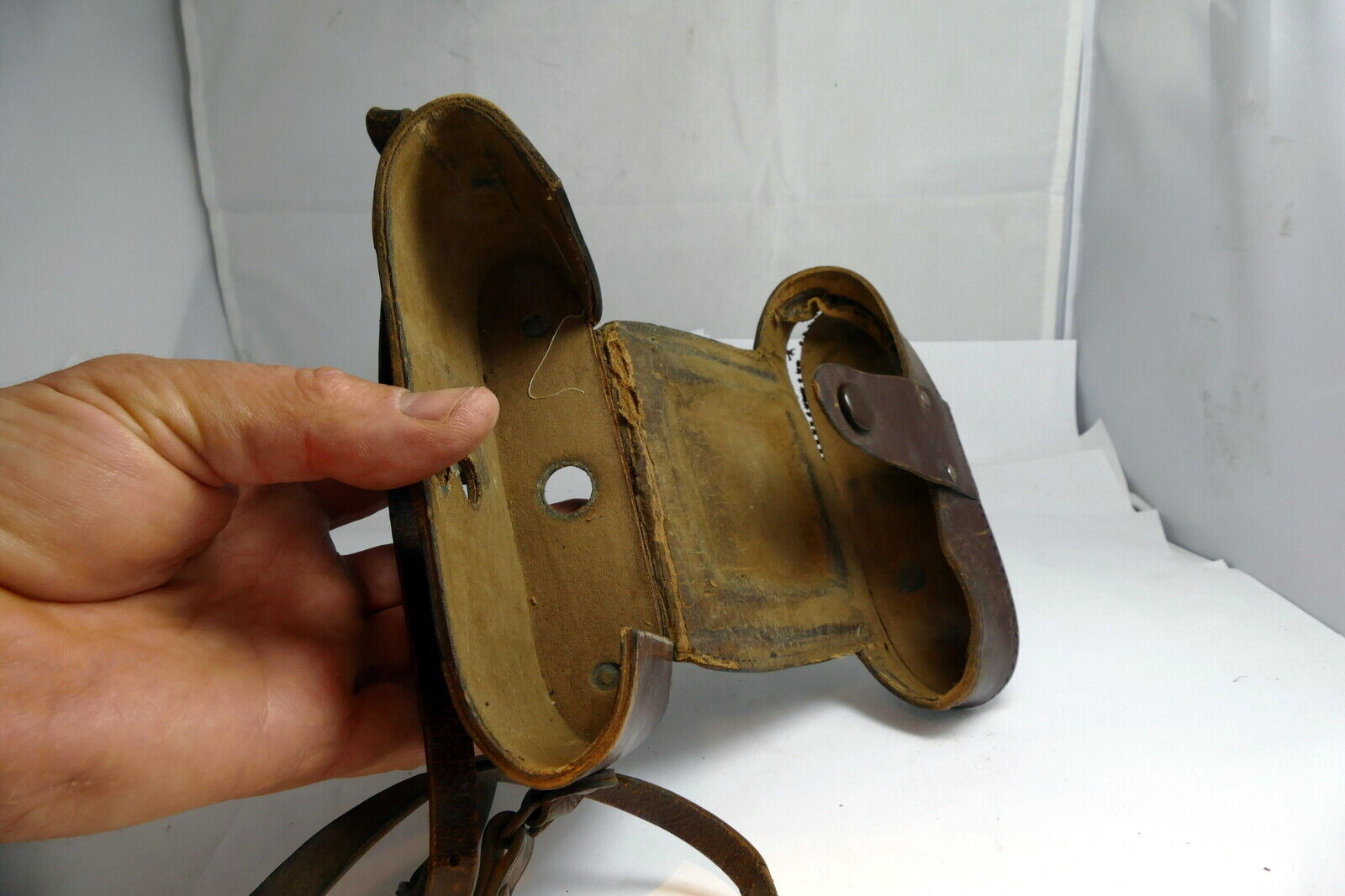 Leather case for Agfa 6X6 Jesolette Folding Camera Jgestar Lens 8.5cm f6.3