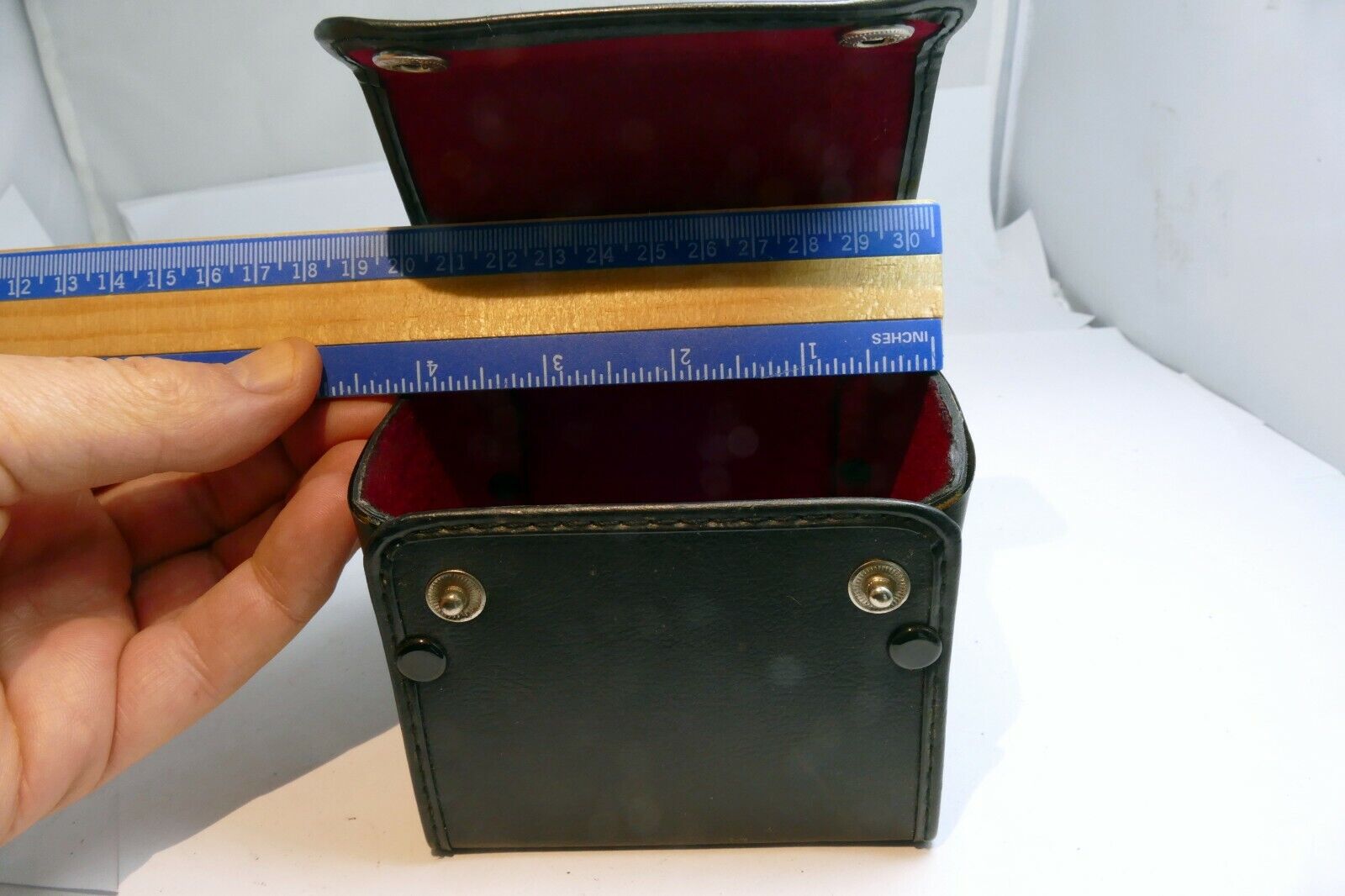 Square Hard case for camera flash or back 4X3X2.5" or 50mm f1.4 lens
