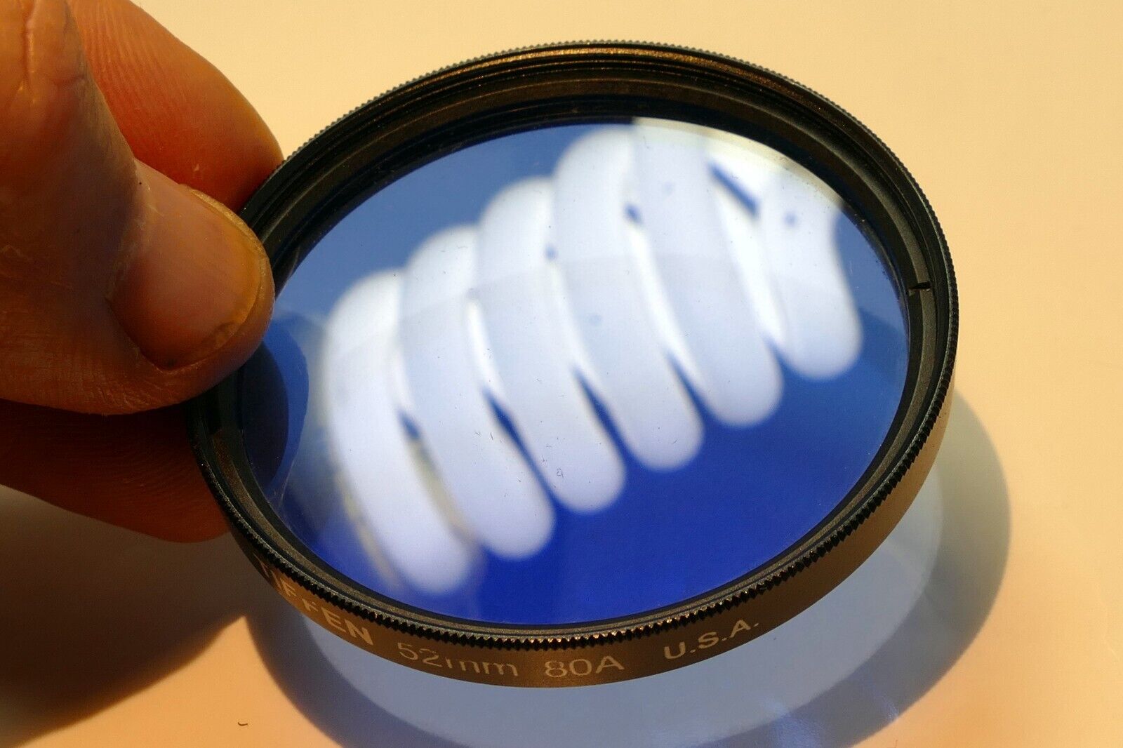 Tiffen 80A Color Conversion Screw-In Filter 52mm Filter Blue Cooling
