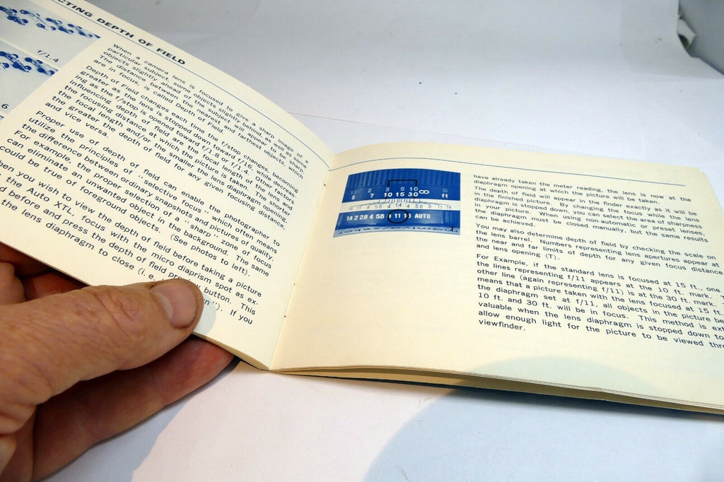 Mamiya Sekor Auto XTL camera Instruction manual guide English E