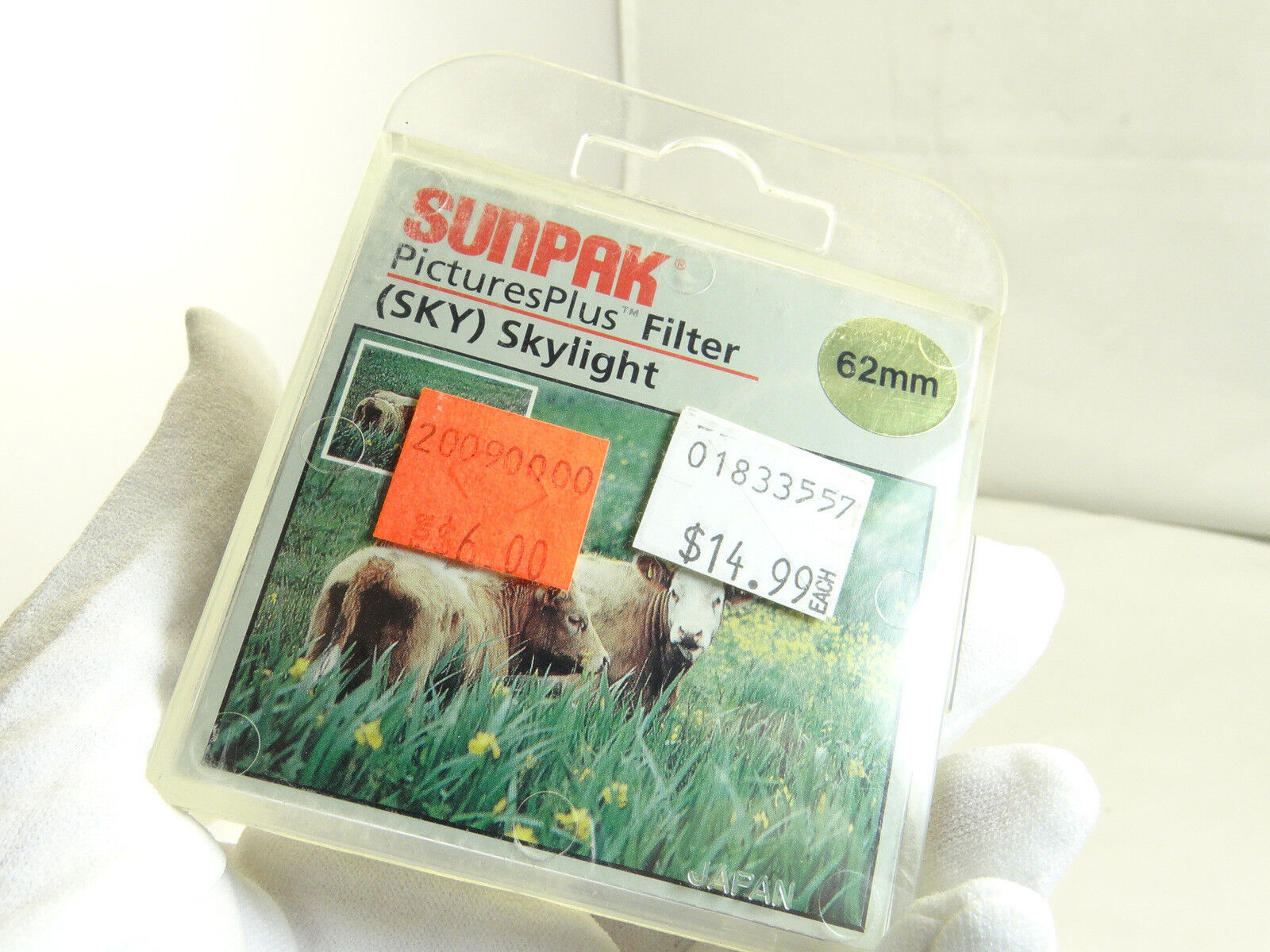 Sunpak 62mm (SKY) Skylight 1A Lens Filter Boxed Mint