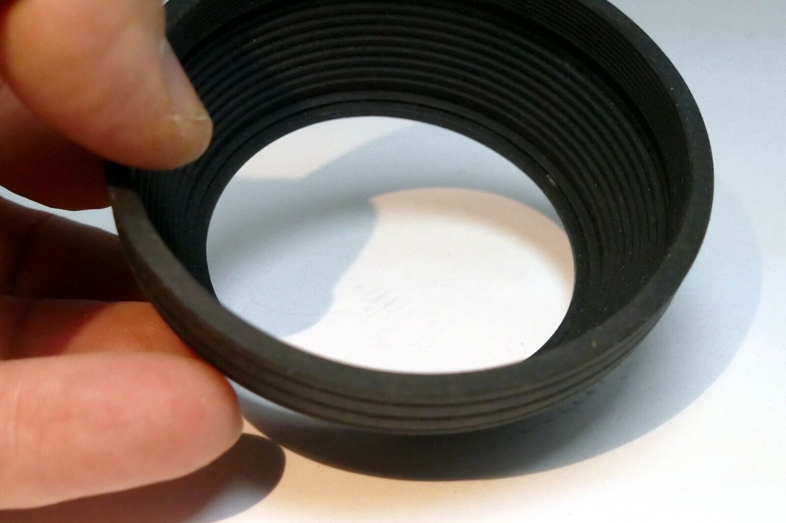 58mm rubber lens hood shade (rubber part only , missing metal ring) for parts