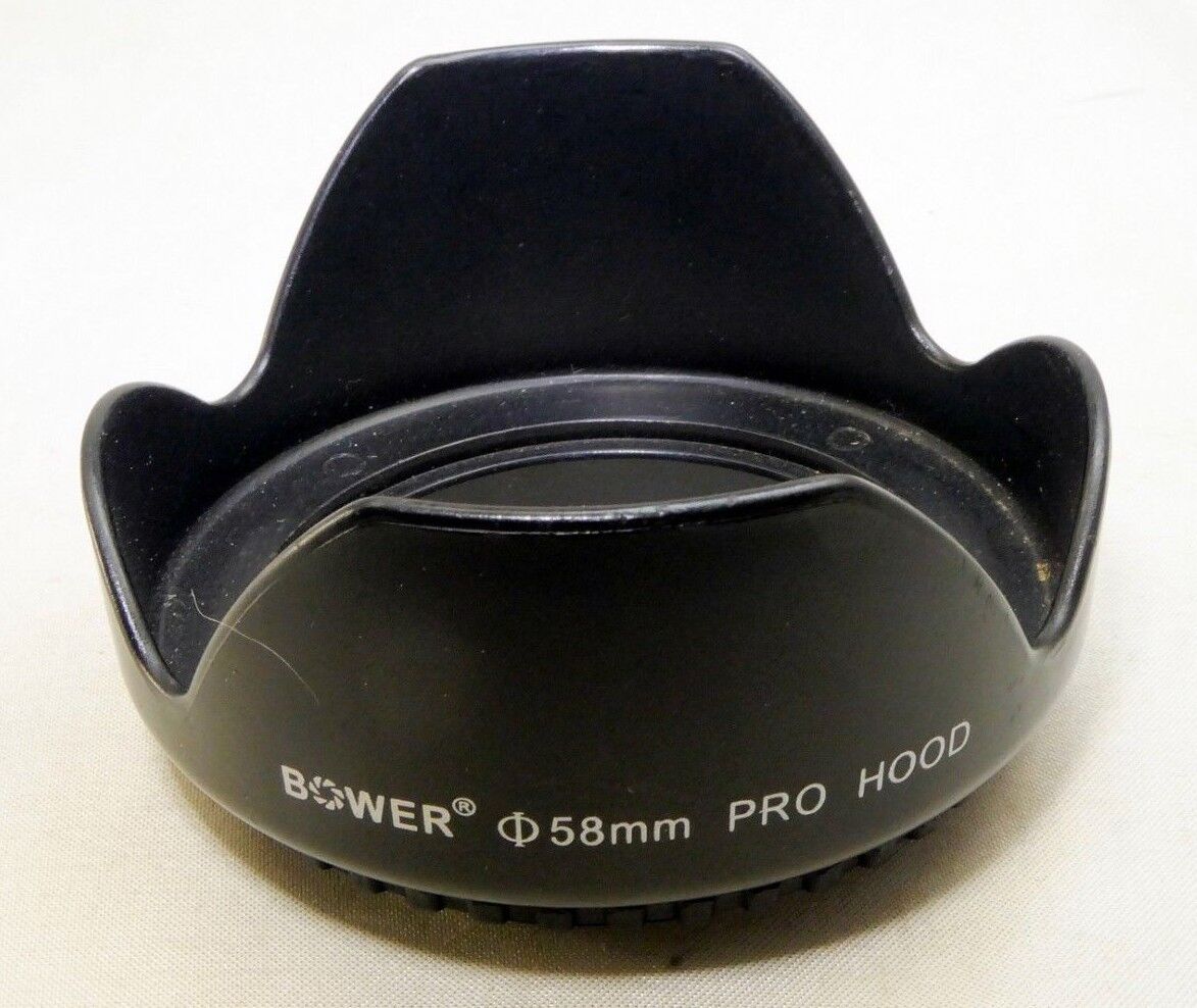 58mm Petal shaped Lens Hood screw on type for  18-55mm IS lenses