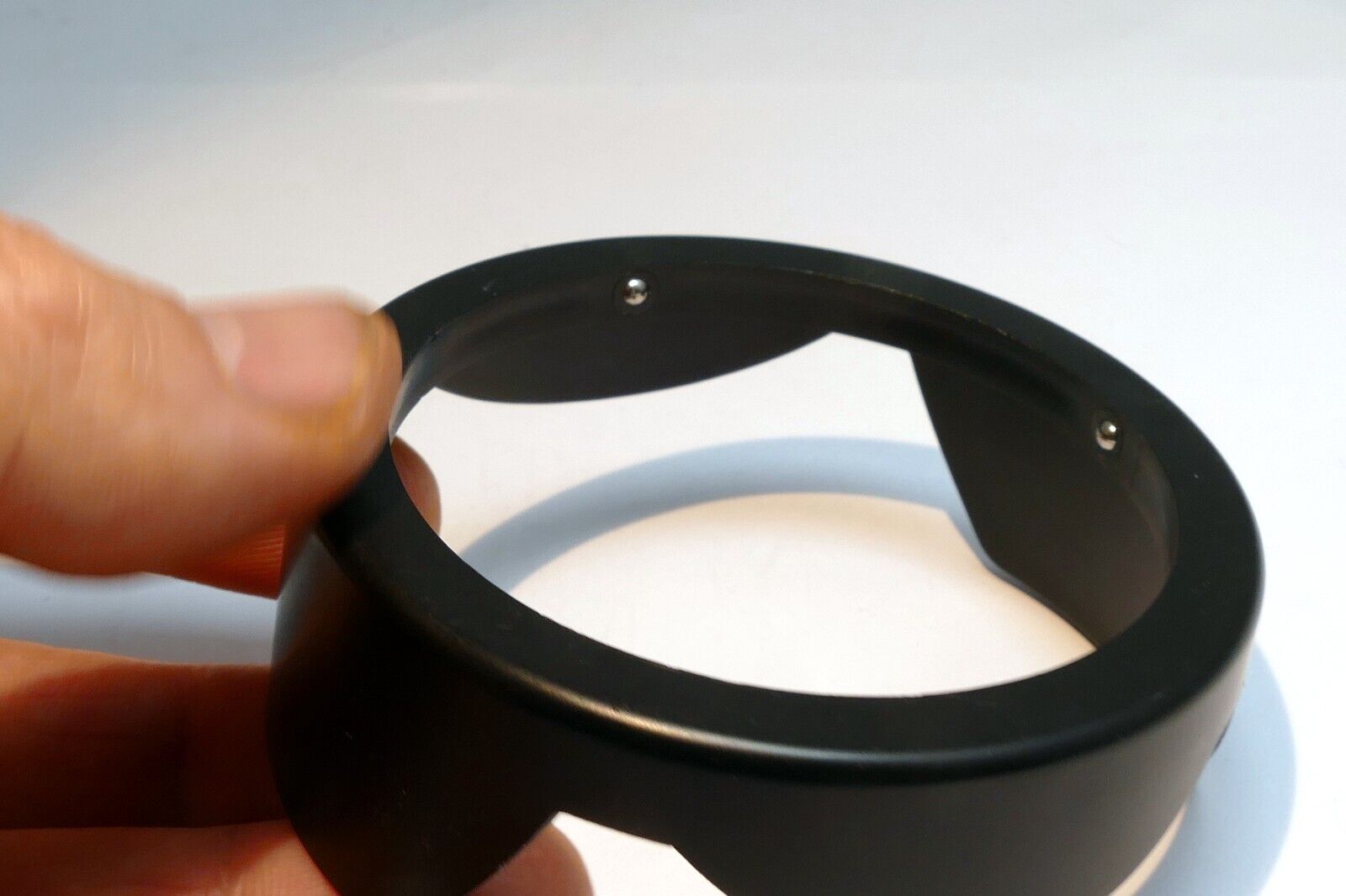 62mm ID Lens Hood Shade incomplete - missing threaded ring AS IS parts