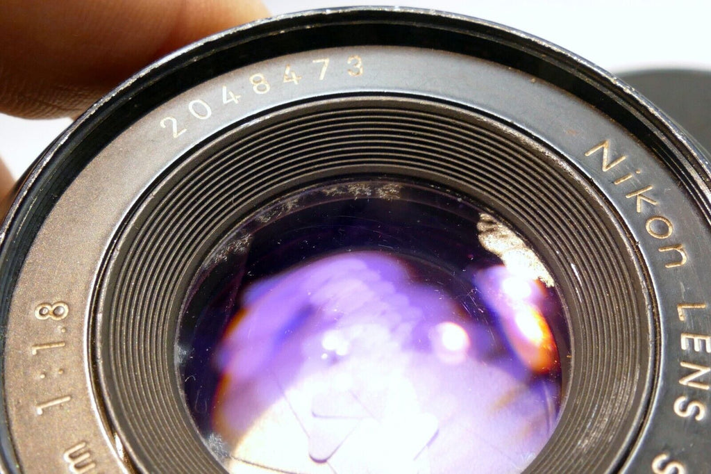 Nikon E series 50mm f1.8 Ai-s Lens prime pancake with little bit of fungus
