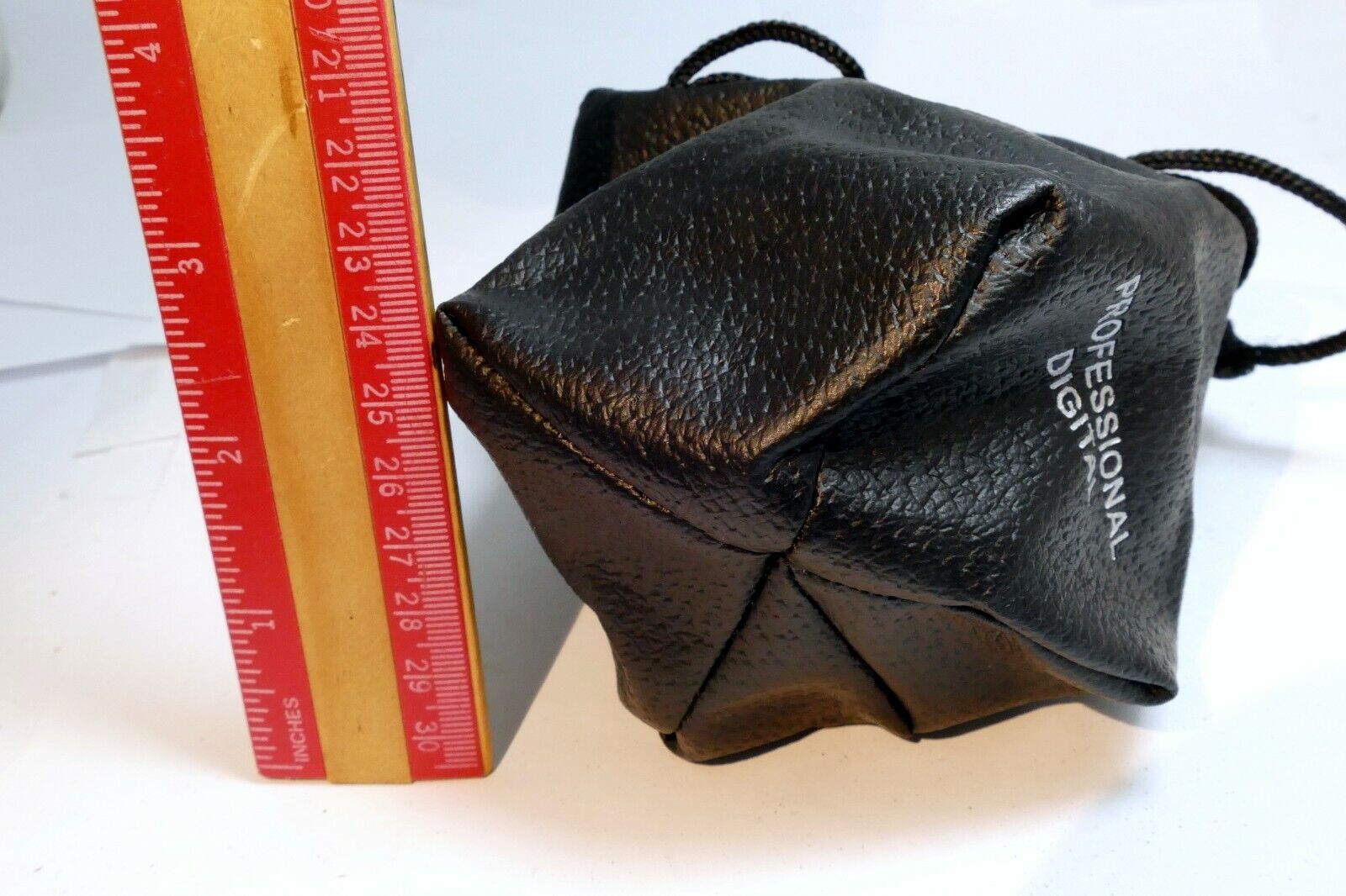 Professional Digital Soft Lens Case drawstring Bag Pouch for  0.5X  lens 3X3"