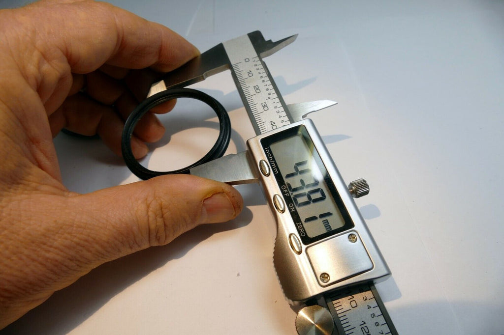 40.5mm to series 6 VI 44.5mm metal adapter filter holder w/ retaining ring Black