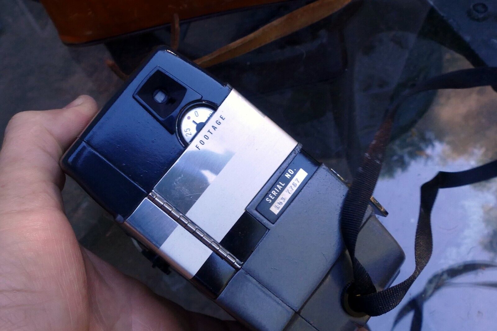 Revere 8 Eye-Matic 8mm Model 143 Power Zoom Camera w/ Raptar Lens -  PARTS AS IS
