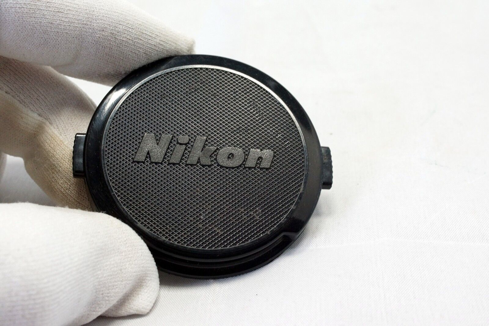 Nikon 52mm Black Lens Cap snap on type vintage genuine