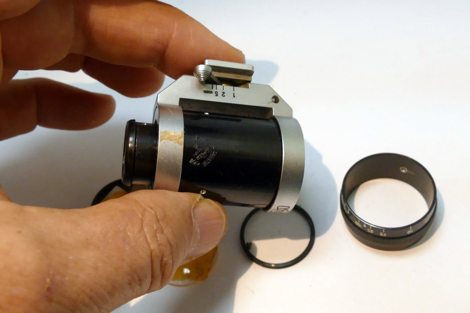 TEWE Variable Viewfinder 35-200mm Universal Finder for Robot AS IS PARTS REPAIR