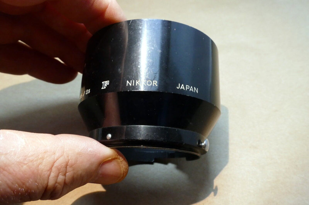 Nikon F Nikkor  Lens Hood Shade for  52mm rim  105mm f2.5 10.5cm f2.8 f4 micro