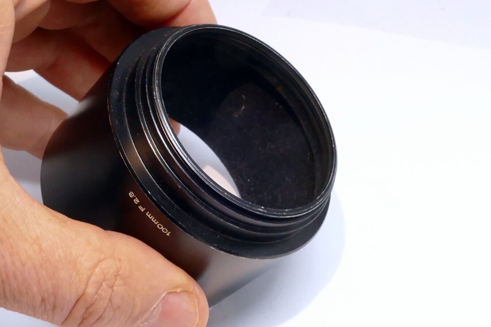 Konica AR 55mm Lens Hood Shade metal for Hexanon 100mm f2.8 AE 85mm - OEM