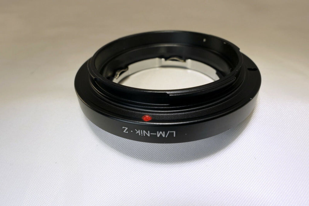 Leica M bayonet Lens mount adapter to Nikon Z 6 7 Full frame Mirrorless Cameras