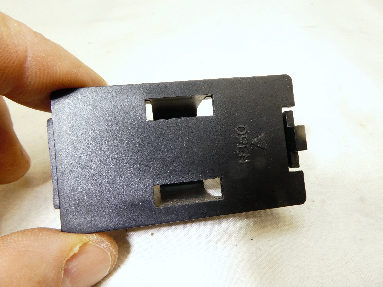 Camera flash battery door, unknown model