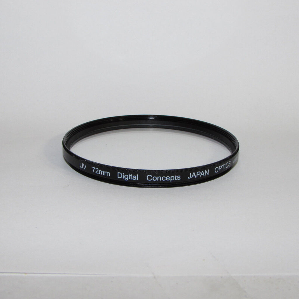 Used UV Digital Concepts 72mm Lens Filter Made in China B00413