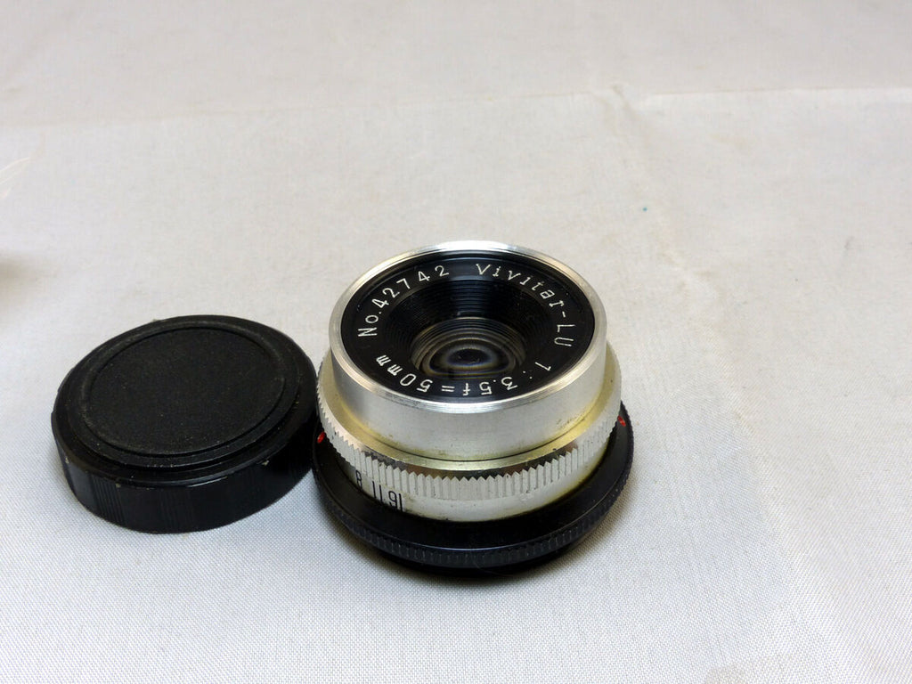 Vivitar LU 50mm f3.5 enlarger lens  ( with fungus or haze )