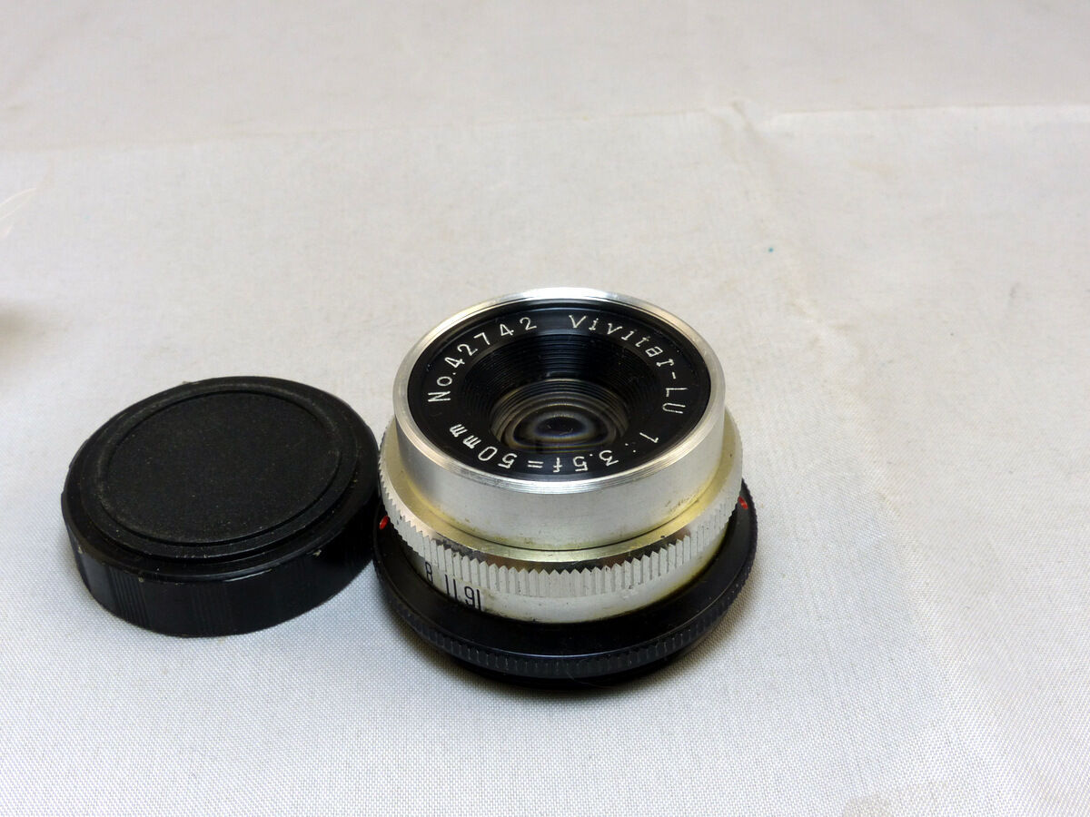 Vivitar LU 50mm f3.5 enlarger lens  ( with fungus or haze )