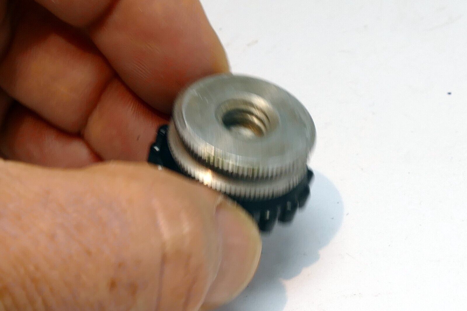 1/4"- 1/3" Tripod Screw to Flash Hot Shoe Mount Adapter  vintage threaded