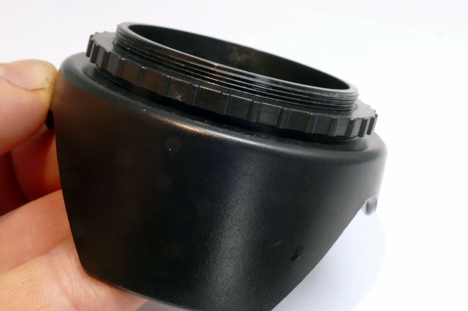 49mm Lens Hood Shade threaded plastic petal shaped  for 50mm f1.8