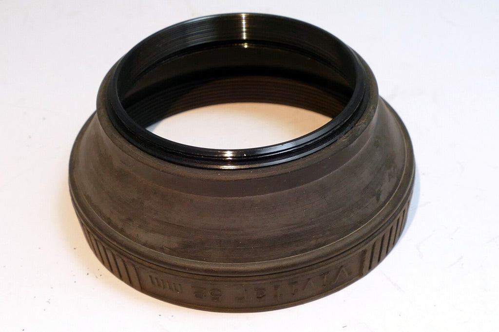 52mm Lens Hood Shade rubber threaded screw in for 50mm f1.4