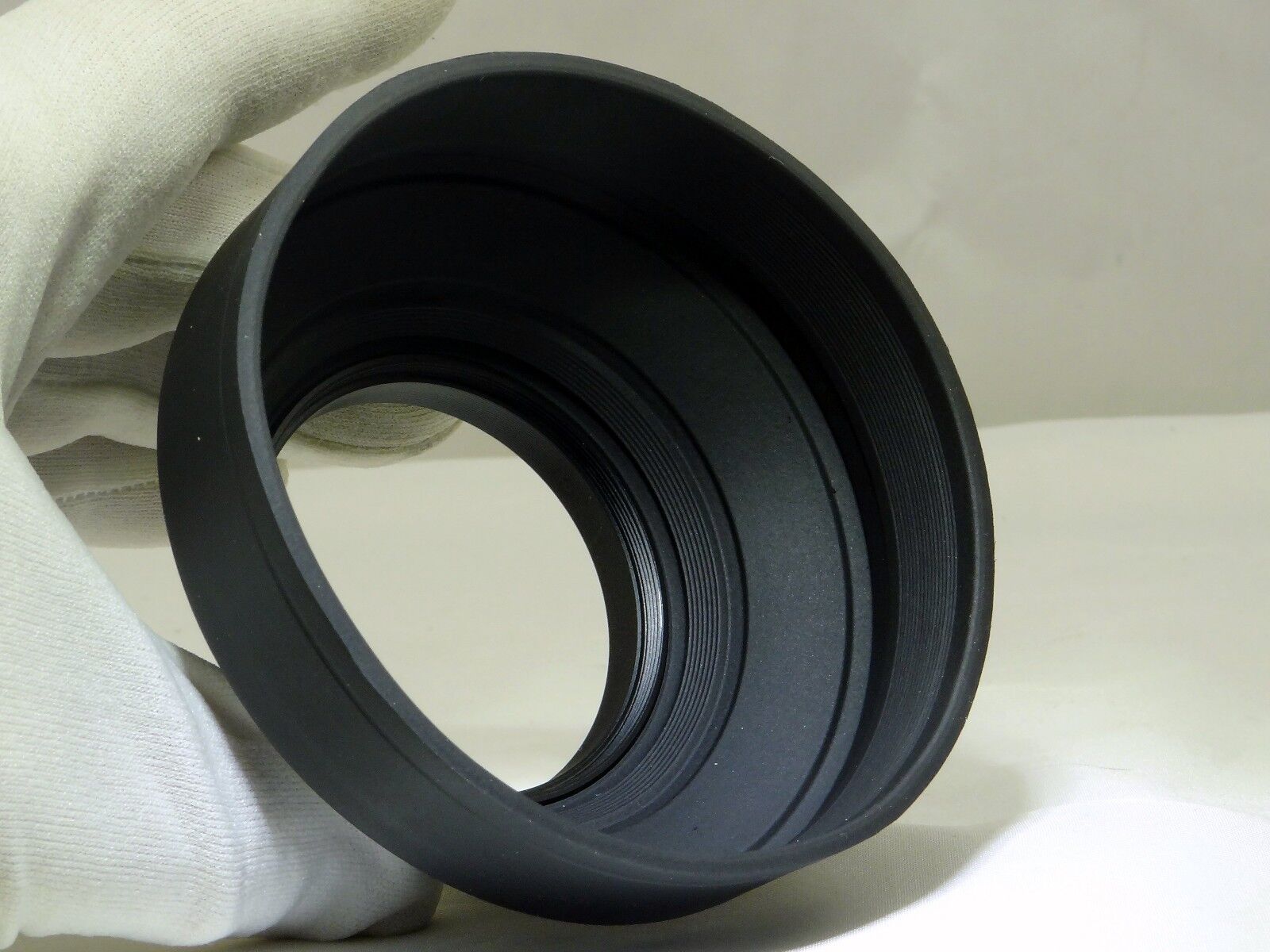 55mm Collapsible Rubber Lens Hood 2-Way Wide Angle 28mm Telephoto 105mm 135