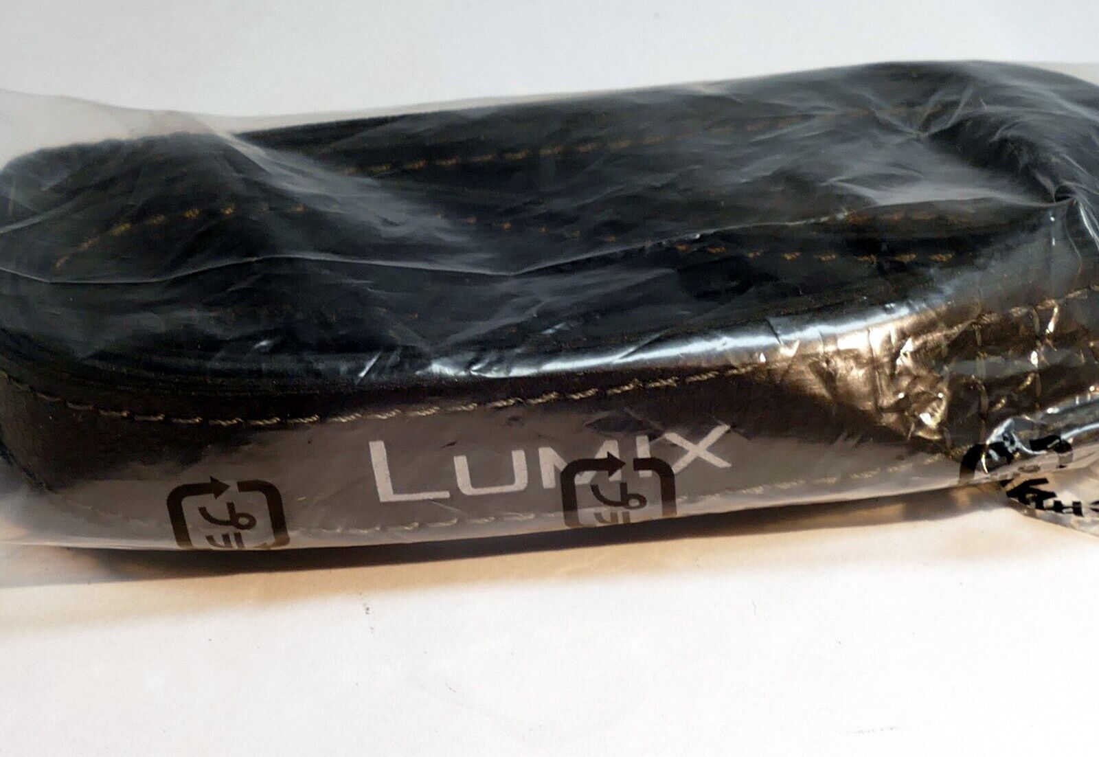 Panasonic Lumix G Shoulder Camera  Strap 1cm narrow Black Leather  - Genuine NEW