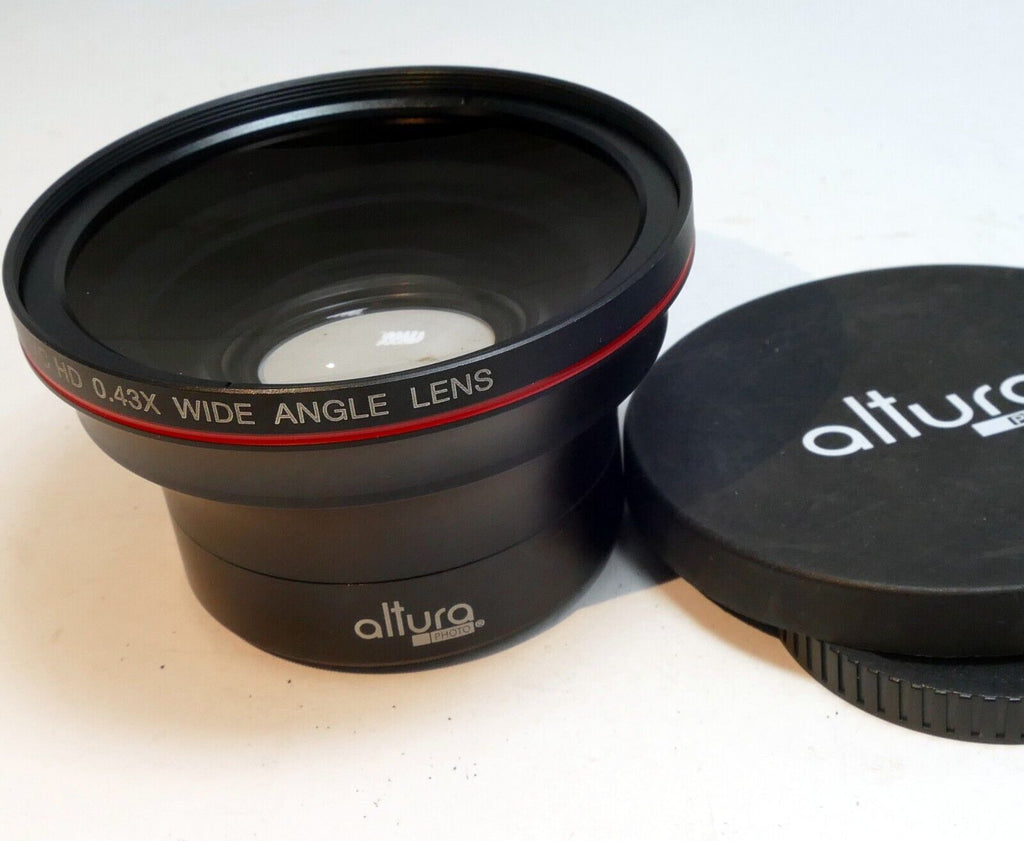 55mm Threaded  MC HD 0.43X Super wide Angle attachment AUX  Lens