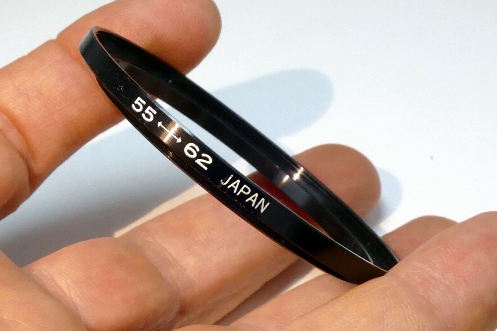 55mm to 62mm ring Metal adapter threaded step-up