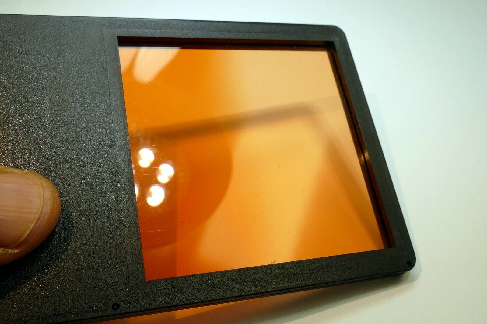Sunset Gradual graduated Orange Filter drop in square 3X3" for Lindahl
