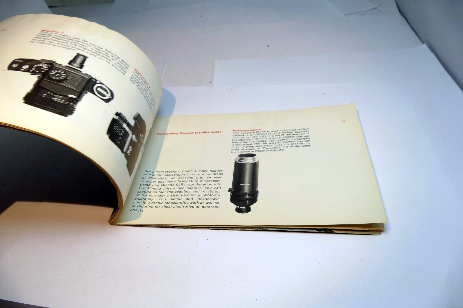 Guide To Minolta SLR Camera System SRT  Celtic Rokkor Lens Brochure Add SRT 101