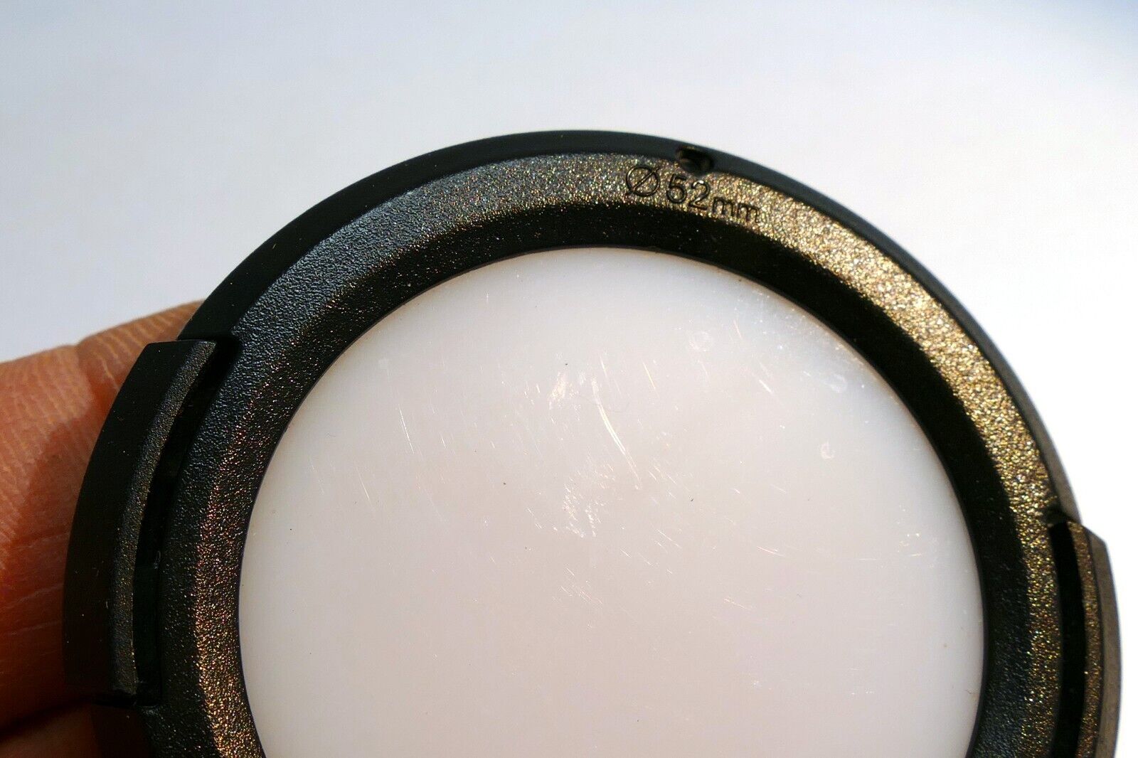 Promaster 52mm snap on type Lens Front Cap white balance translucent