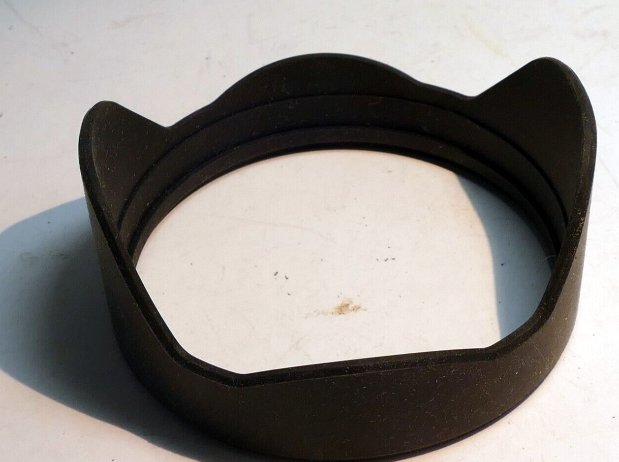 62mm Lens Hood Shade slip on type for rubber without rim or threads
