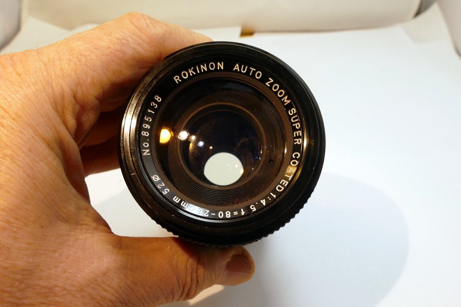 Rokinon 80-200mm f4.5 lens for Olympus OM with Haze (AS IS Parts or Repair)