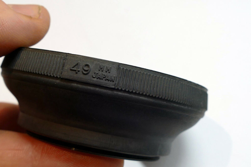49mm Rubber Collapsible Lens Hood Shade screw in for 50mm f1.7 f1.8 normal