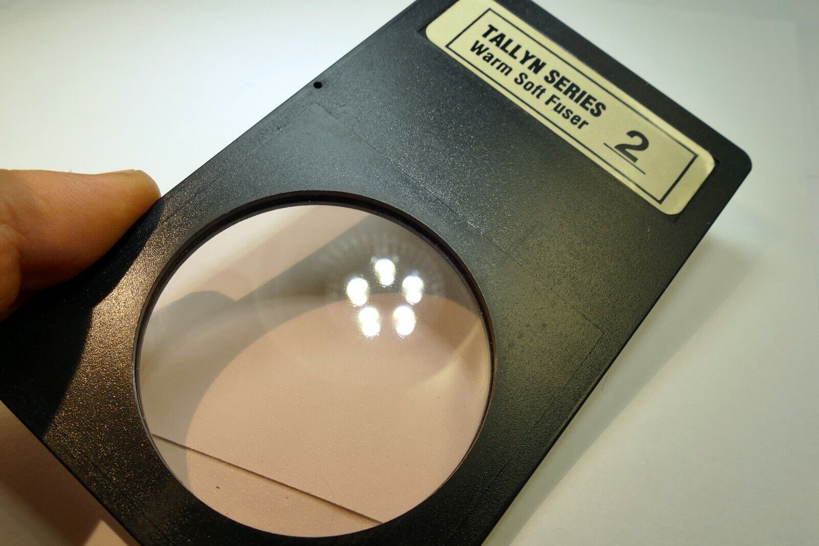 TALLYN Warm Soft Fuser # 2 Filter 3 inch Lindahl Diffusion Warm Focus