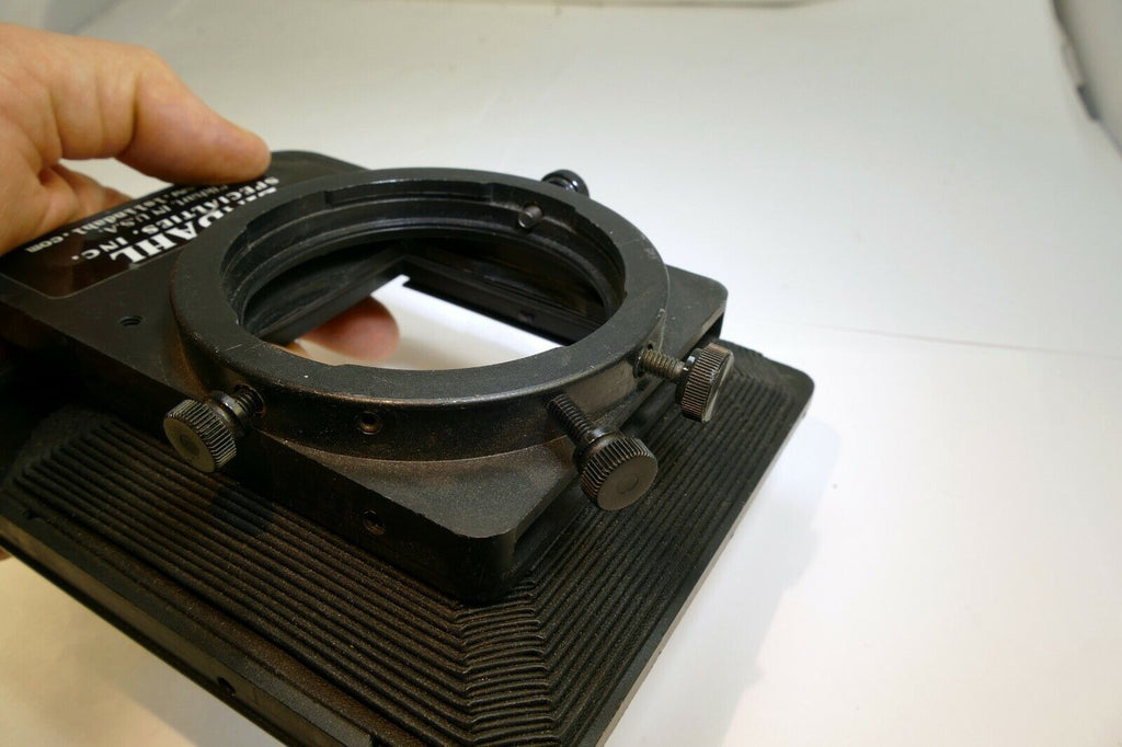 Lindahl Bellows lens Hood 31.1325 Bell-O-Shade Single 3X3 slot CF Hasselblad