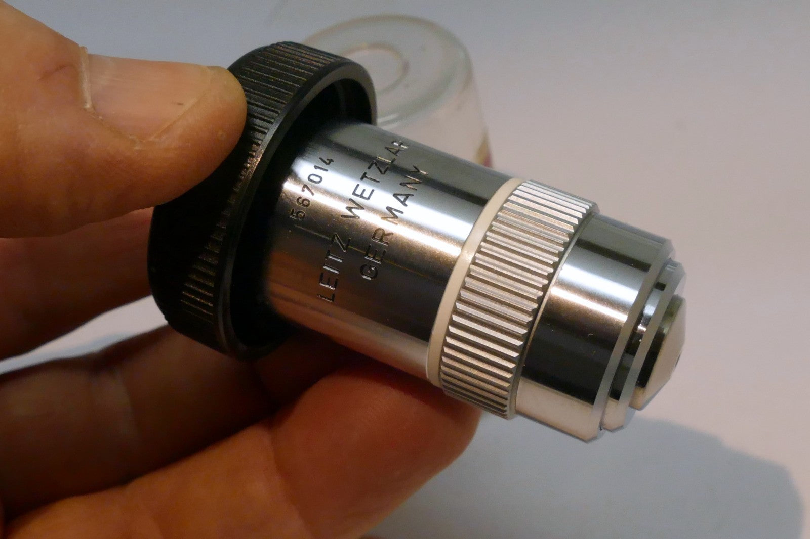 Leica PL Fluotar 100x/0.90 ∞/0 Microscope Objective  Leitz Wetzlar Germany