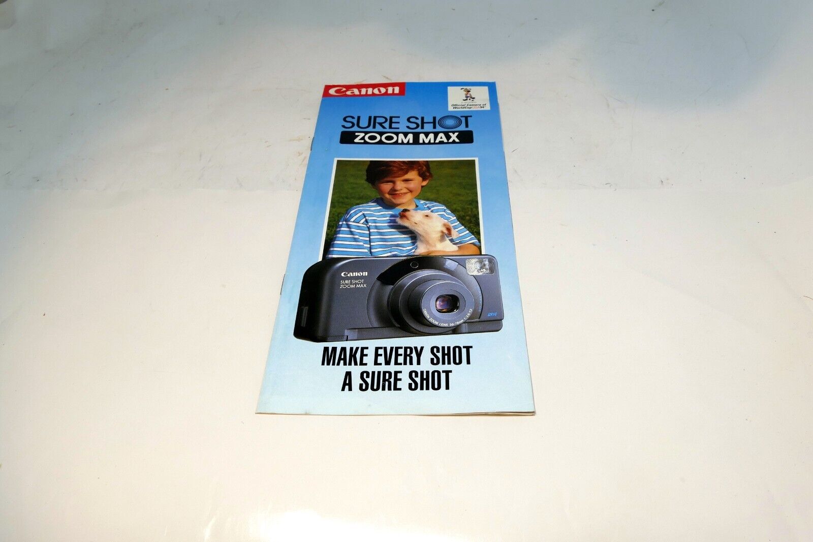 Canon Sure Shot Zoom Max Camera 35mm Brochure 1993 advertisement add