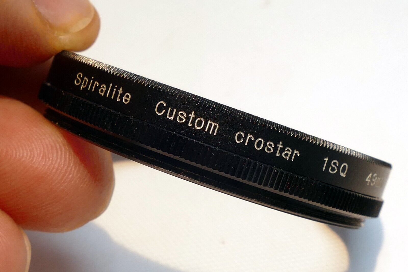 Spiralite Custom Crostar 1SQ 49mm Filter  rotating Cross Screen 4X star