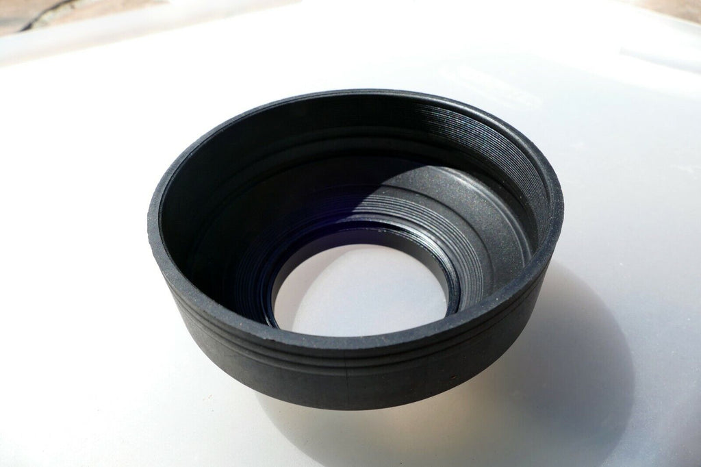 55mm Rubber Lens Hood Shade double threaded for Telephoto 135mm f2.8 f3.5