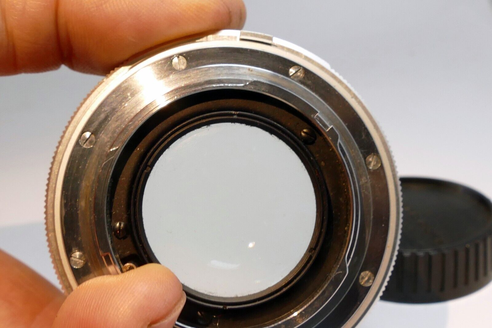 Minolta  58mm f1.4 Lens manual focus MC Rokkor-PF  w/ fungus AS IS PARTS
