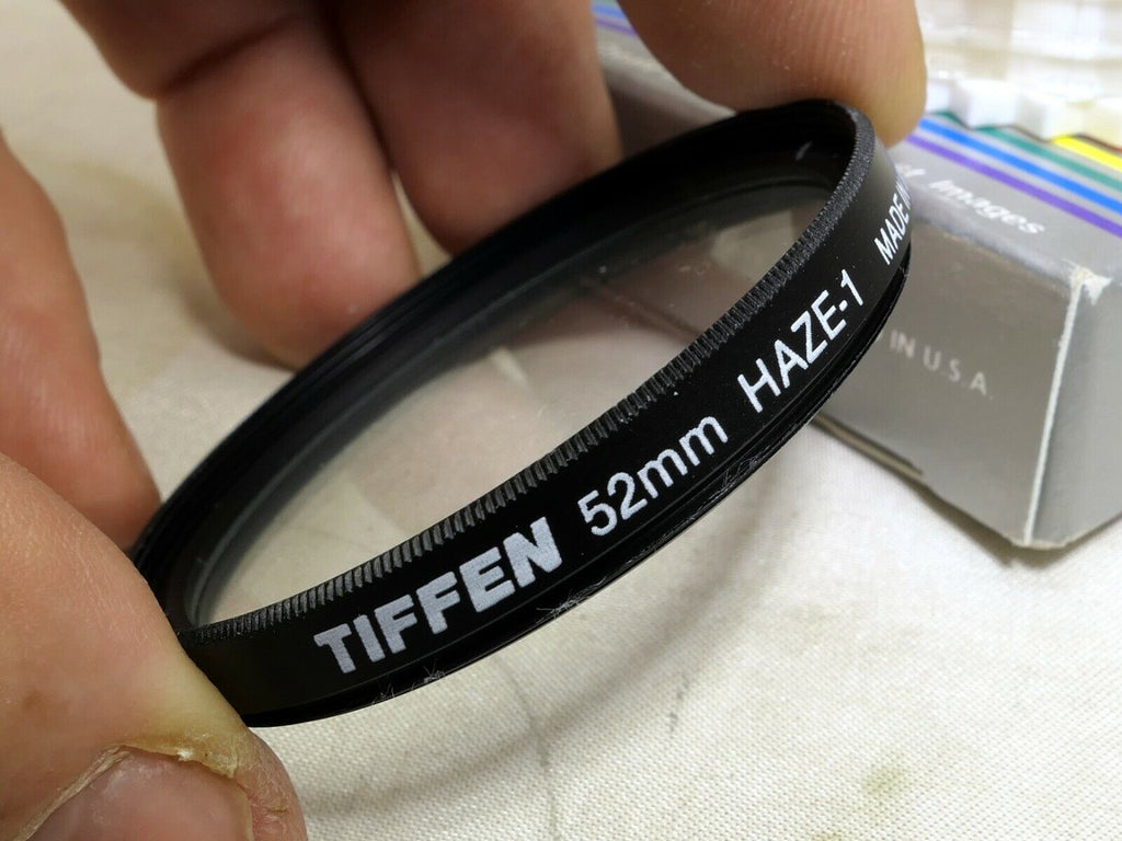 Tiffen 52mm Haze-1 UV  Lens Filter made in USA Clear-UV - Boxed mint