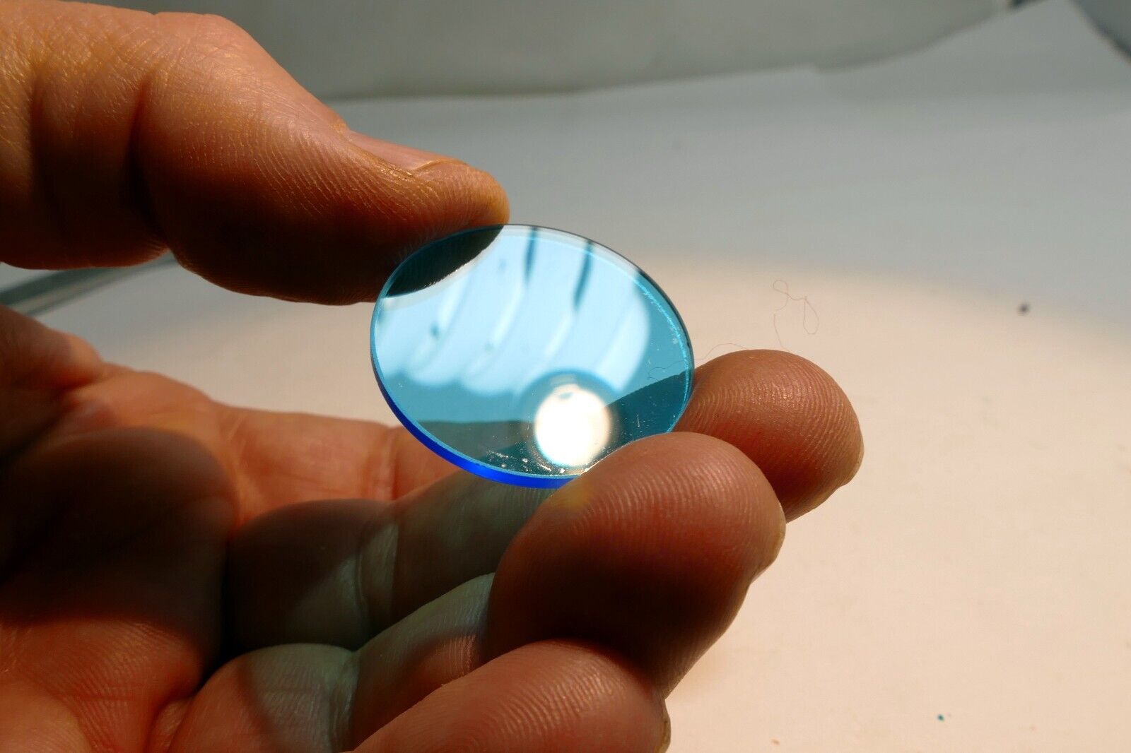 Kodak 80A glass lens Filter 30mm OD drop in series V #5 Five cooling light blue
